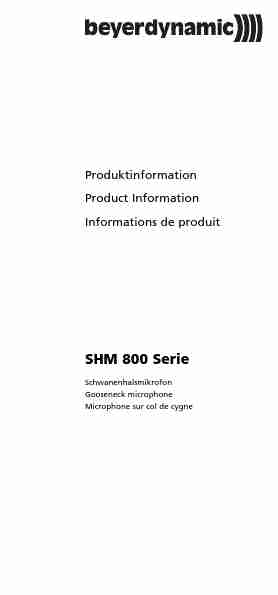 Beyerdynamic Microphone SHM 800 Series-page_pdf